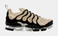 Nike Air VaporMax Plus Beige Black Mens Running Shoes (Beige/Black)