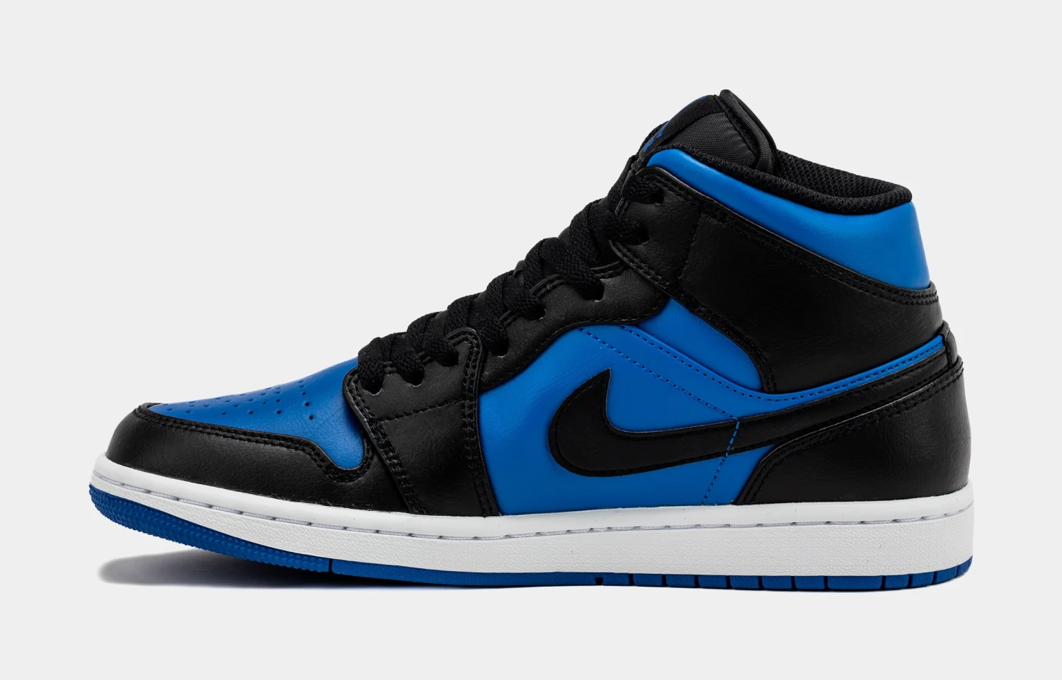 Air Jordan 1 Retro Mid Varsity Royal Mens Lifestyle Shoes (Blue/Black) 4 Air Jordan 1 Retro Mid Varsity Royal Mens Lifestyle Shoes (Blue/Black) - Image 2