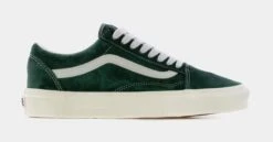 Vans Old Skool Mens Skate Shoes (Green/White)