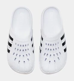 ADIDAS Adilette Clogs Mens Sandals (White) -FreshKicks Store f4ef324bb7989a9c2527dfbc98e70d9a