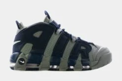 Nike Air More Uptempo '96 Mens Basketball Shoe (Cool Grey/Midnight Navy/White)