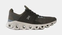 On Running Cloudswift PAD Mens Running Shoes (Olive/Thorn)