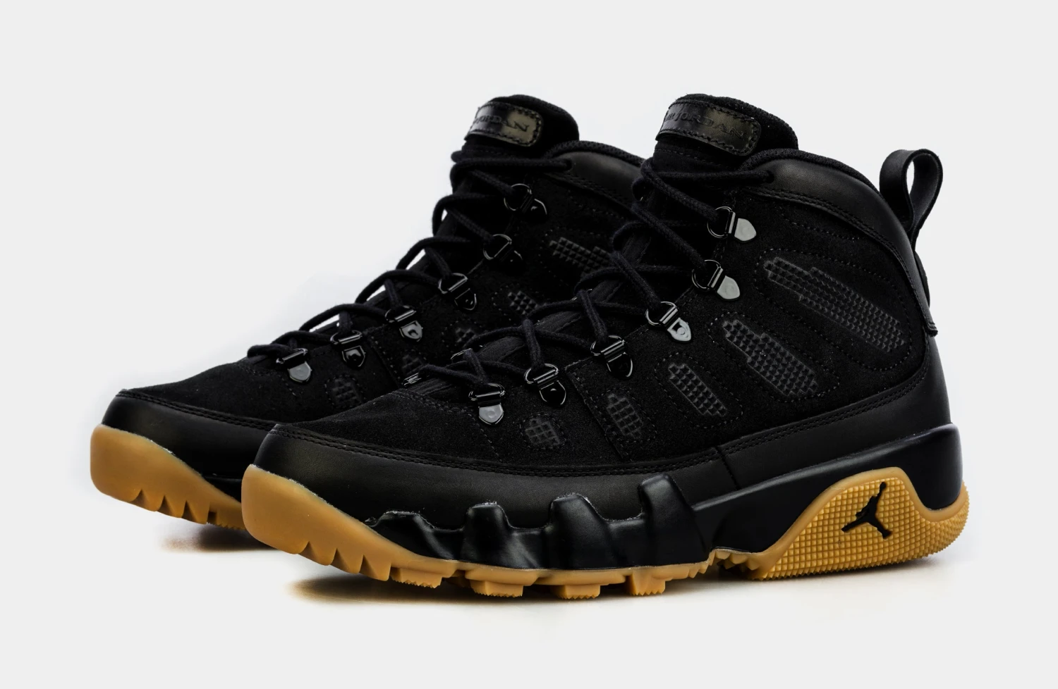 Air Jordan 9 Retro Boot NRG Black Gum Mens Lifestyle Shoes (Black/Brown) 6 Air Jordan 9 Retro Boot NRG Black Gum Mens Lifestyle Shoes (Black/Brown) - Image 4